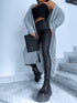 Black, BASIC imitation leather trousers "-5kg" C56-1